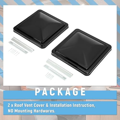 HECASA 14" 2Pcs RV Roof Vent Cover Compatible - Image 4
