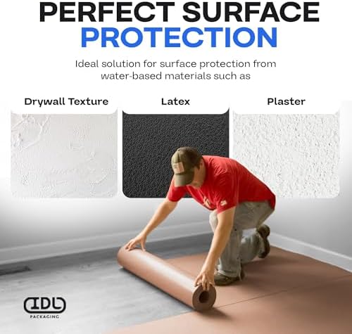 IDL Packaging Red Rosin Masking Paper 36" x 1992", Surface Protection - Image 3