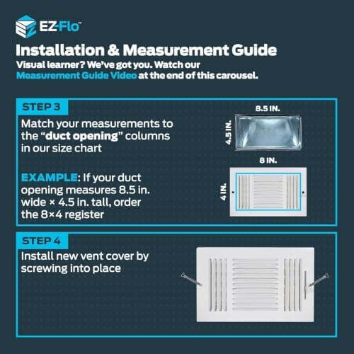 EZ-FLO 10 x 10 Inch Air Vent Cover - Image 4