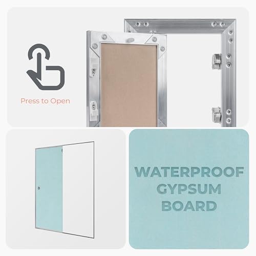 10" x 14" Drywall Access Panel – Aluminum Frame Gypsum Hatch Access Panel - Image 4