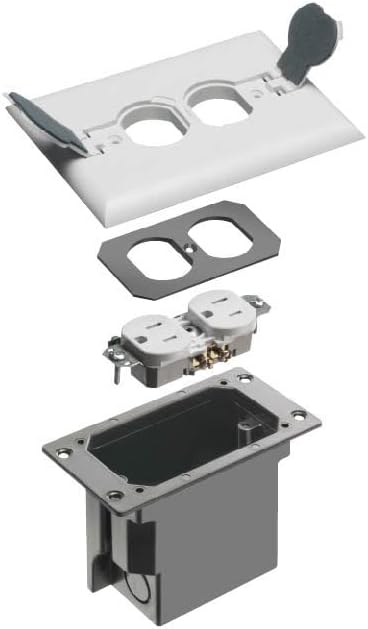Arlington Industries FLBRF101W-1 Retrofit Electrical Floor Box - Image 3