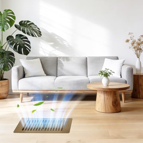 Floor Vent Covers, Floor Register 6x10, 5 Pack Adjustable Plastic Vent Covers - Image 2