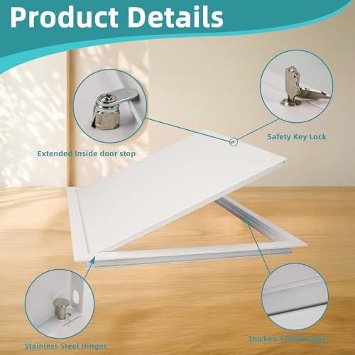 16x24 Access Panel for Drywall, Metal Drywall Access Panel for Plumbing - Image 2