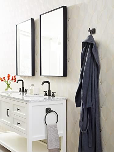 Amerock Stature 7-9/16" Matte Black Towel Ring - Image 2
