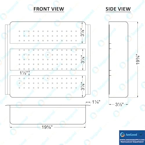 Pre-Rinse Basket with Stainless Steel Slides | Stainles Steel Scrap Basket - Image 3