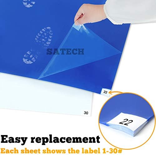 SATECH Sticky/Tacky/Adhesive Mat 18" x 36" White - Image 3