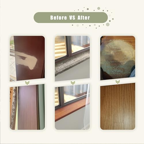Besezx Wood Grain Tape, 3.9" X15', Self Adhesive Wood Grain Repair Patch - Image 5