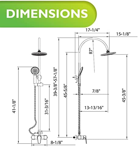 Homewerks 3070-251-CH-B Outdoor Shower Kit - Image 5