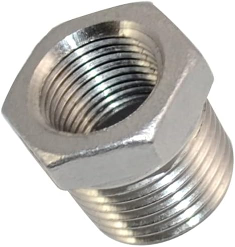 1/2" Male NPT to 3/8" Female NPT Female Reducing/Reducer Bushing Pipe Fitting by Megairon