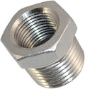1/2" Male NPT to 3/8" Female NPT Female Reducing/Reducer Bushing Pipe Fitting by Megairon
