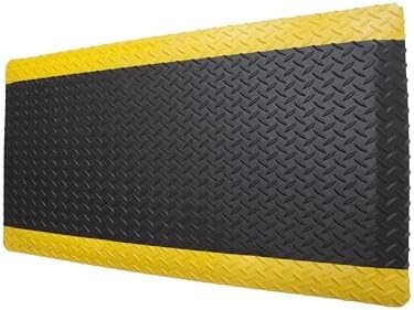 Rhino Mats DTT24BYX74 Diamond Plate Ant-Fatigue Mat, 2-Sides Yellow, 2 FT. x 74 - Image 5
