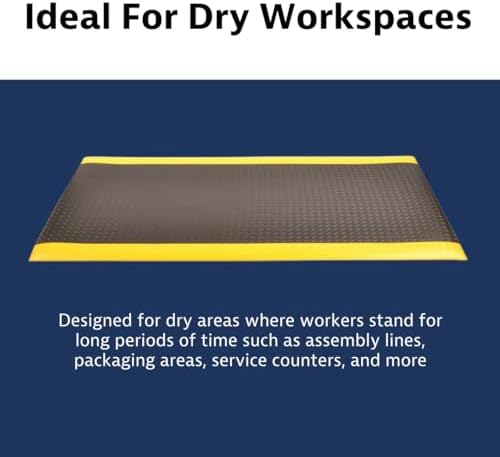 NoTrax 418 Diamond Tred™ 3' x 60' x 5/8" Anti Fatigue Mat - Image 5