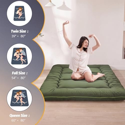 MAXYOYO 6" Extra Thick Japanese Floor Mattress Twin Folding Futon Mattress - Image 2