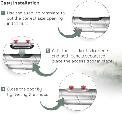 Vent Systems 4" Inch Round Duct Access Door - Image 4