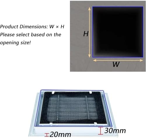 Modern Black Return Air Grille 16x20 in - Image 2