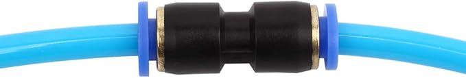 SNS 8mm Tube OD Plastic Straight Union Pipe Tube Fitting Straight Pneumatic - Image 2