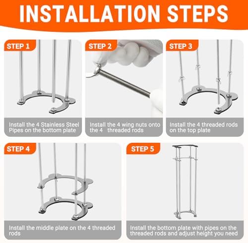 Undermount Sink Brackets, Stainless Sink Support, 18.1"-31.1" Adjustable Under - Image 5