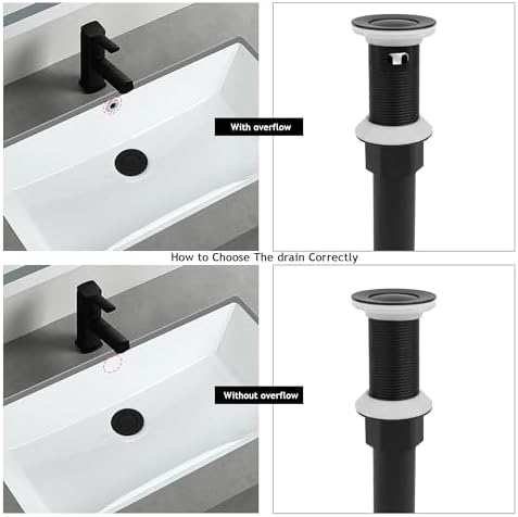 Bathroom Sink Drain, 2 Pack Drain Stopper - Image 6