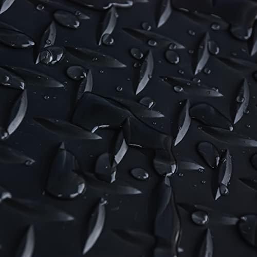 Workforce Vinyl Diamond Plate Commercial Grade Matting, Heavy Duty Floor Mat - Image 4