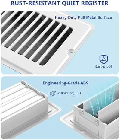 4x10 Floor Register - Image 2