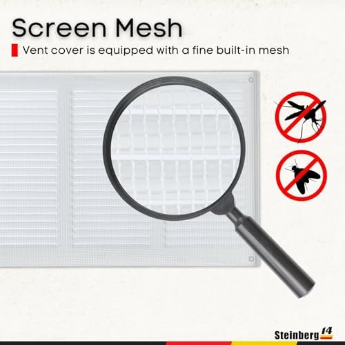 Steinberg14 White Vent Cover 10x6 - Image 3