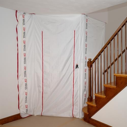 ZipWall ZTMP 12-ft ZipSheet Reusable Barrier Multipack, Include a Carry Bag and - Image 3