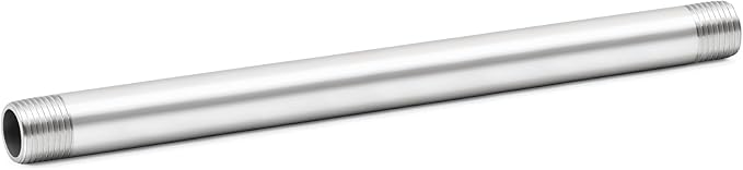 ChillWaves 304 Stainless Steel Pipe Fitting, Nipple Cast Pipe 1-1/4" NPT Male x by VisittheCHILLWAVES