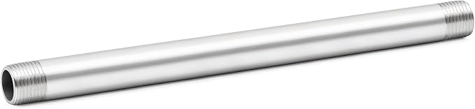 ChillWaves 304 Stainless Steel Pipe Fitting, Nipple Cast Pipe 1-1/2" NPT Male x by VisittheCHILLWAVES