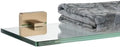 JQK Bathroom Glass Shelf, Tempered Glass Shower Storage 12 by 5 inches by Homeimprovement