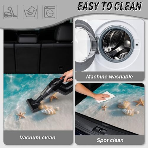 Ocean Shell Universal Cargo Liner Gardening Trunk Mat Waterproof Cargo Liner - Image 5