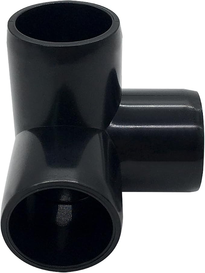 3/4“ Tee PVC Fitting 3 Way Elbow Connector, Furniture Grade 90 Degree Elbow - Image 4
