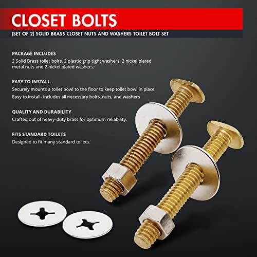 Raven T-KCDC-36436 Brass Closet Bolts - Image 3