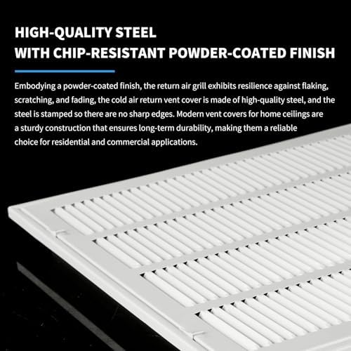 24x14 Return Air Grille, Steel Air Return Vent Cover - Image 2
