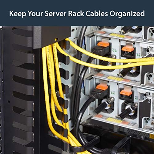 StarTech 40U Vertical Cable Manager, Finger Ducts - Image 4