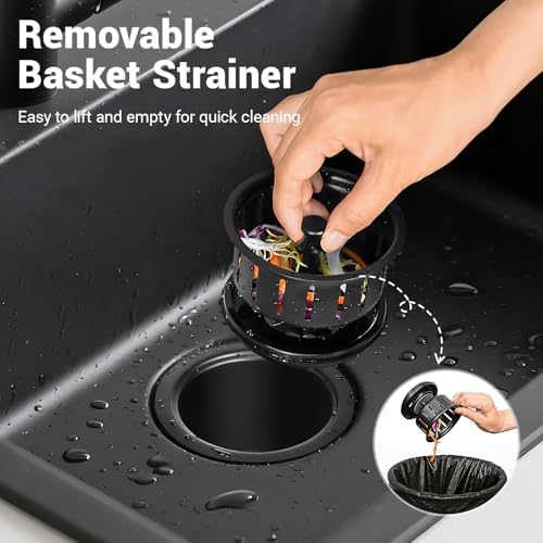 Kitchen Extended Garbage Disposal Flange Strainer Stainless Steel Flange Kit - Image 5