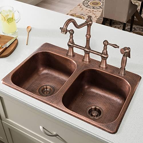 Akicon Kitchen Sink Antique Copper Finish Garbage Disposal Flange Stopper - Image 3