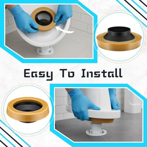 Marsui 12 Pack Wax Ring for Toilet, Thick Gasket 3-4 Inch Waste Line - Image 5