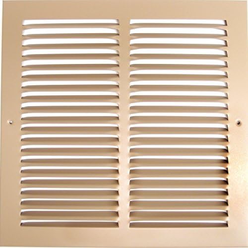 HVAC Premium 10'' x 4'' Flat Stamped Steel Return Air Grille by HVACPremium