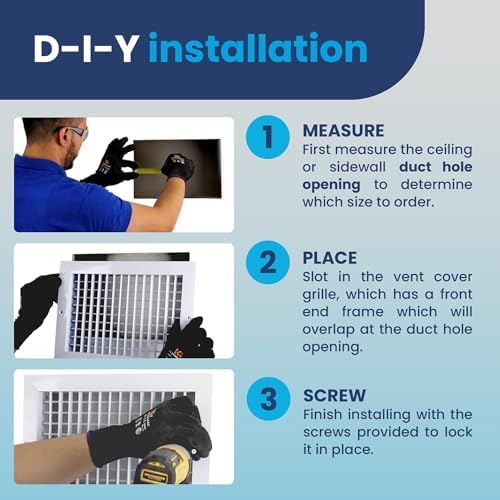 12" x 4" Duct Hole Adjustable Vent Cover - Image 5