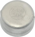2" Cap, NPT Female Threaded Cast Pipe Fitting, Stainless Steel 304 by Megairon
