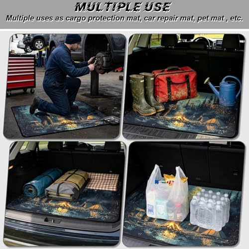 Bigfoot Campfire Trunk Mat 29"x39" - Image 3