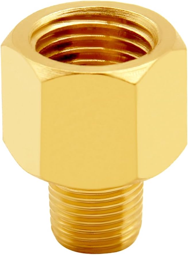 Uenede Brass 1/4" NPT Female to 1/8" NPT Male Reducer Adapter - Image 5