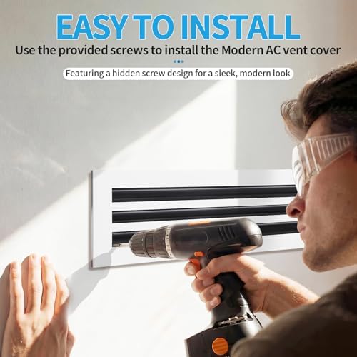 24x6 Modern AC Vent Cover, Decorative Air Vent Register Grille - Image 4