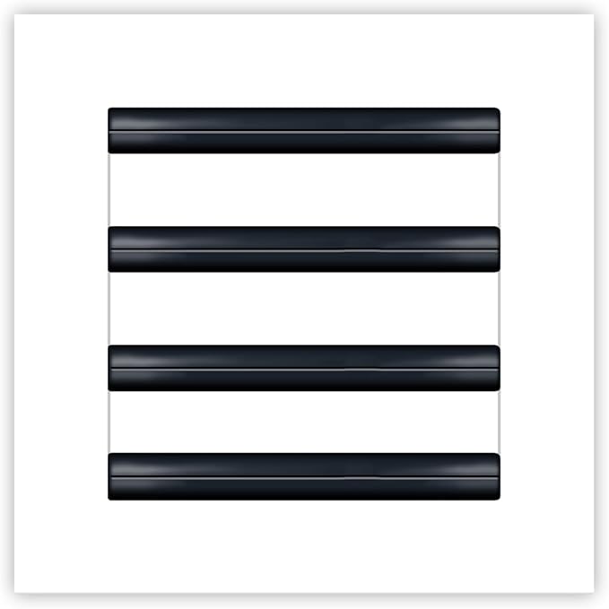 BUILDMART - 8x8 White Modern AC Vent Cover - Decorative Air Vent - Standard by TexasBuildmart