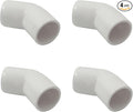 Piutouyar 4 Pcs 3/4" 45 Degree Elbow PVC Pipe Fitting, 2 Way | Furniture Grade by Piutouyar