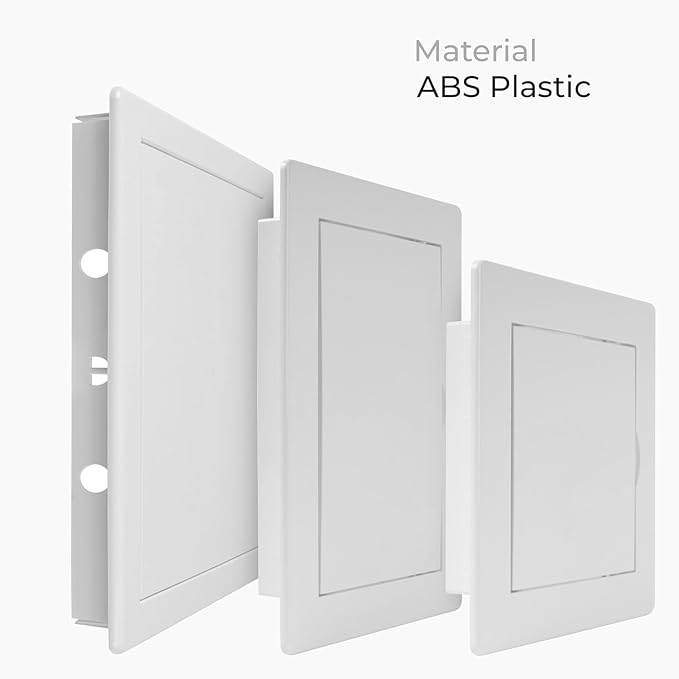 6x12 Inch White Access Panel for Drywall – ABS Plastic Square Wall, Ceiling - Image 7