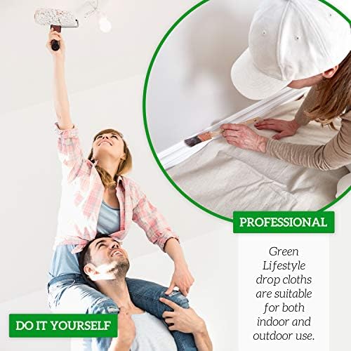 GREEN LIFESTYLE All Purpose Canvas Drop Cloths - Image 5