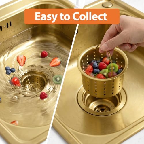 Kitchen Sink Drain 3-1/2 Inch, Kitchen Drain Assembly Kit - Image 4