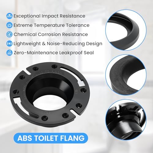 3" RV Toilet Flange & Seal Kit w/12" Hose - Image 3