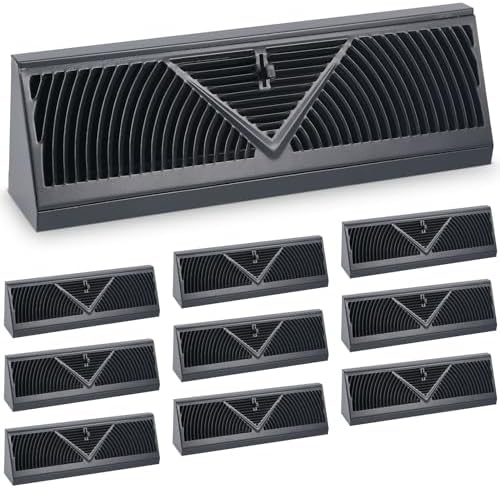 Yaocom 10 Pack Baseboard Register Vent 15 Inch Air Vent Covers by Yaocom